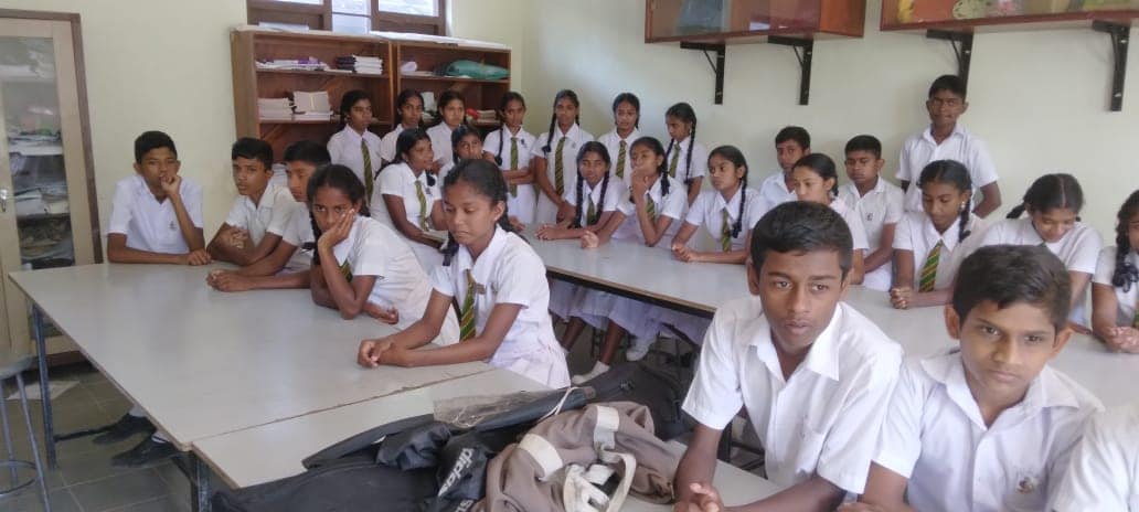 Community members working together on education development project